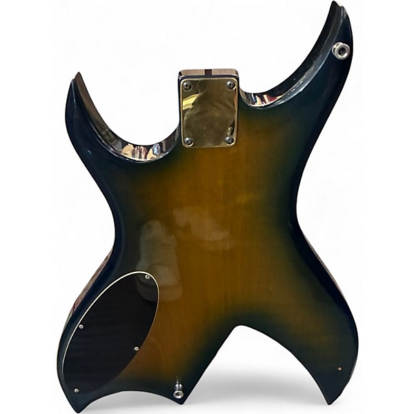 Vintage 1980 B.C. Rich Son Of A Rich Bich Blue Burst Solid Body Electric Guitar