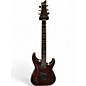 Used Schecter Guitar Research Hellraiser C1 FR Black Cherry Solid Body Electric Guitar thumbnail