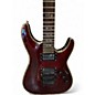 Used Schecter Guitar Research Hellraiser C1 FR Black Cherry Solid Body Electric Guitar
