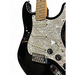 Used Fender Standard Stratocaster Black Solid Body Electric Guitar