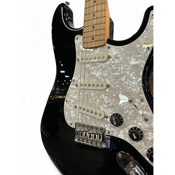 Used Fender Standard Stratocaster Black Solid Body Electric Guitar