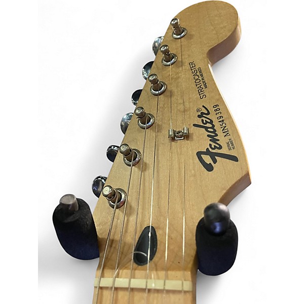 Used Fender Standard Stratocaster Black Solid Body Electric Guitar