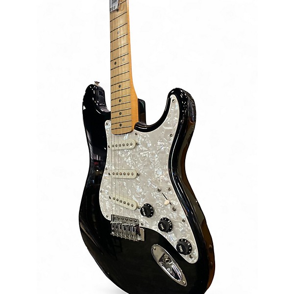 Used Fender Standard Stratocaster Black Solid Body Electric Guitar