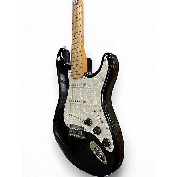 Used Fender Standard Stratocaster Black Solid Body Electric Guitar