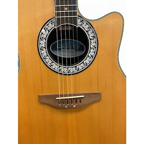 Used Ovation CC157 Natural Acoustic Electric Guitar