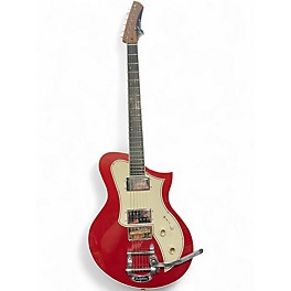 Used Kauer Guitars KORONA RED SPARKLE Solid Body Electric Guitar