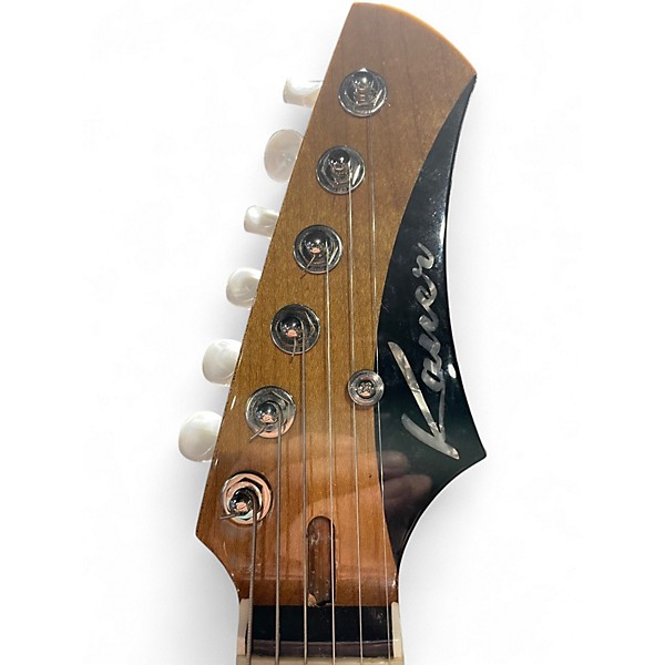 Used Kauer Guitars KORONA RED SPARKLE Solid Body Electric Guitar