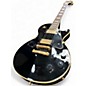 Used Epiphone Les Paul Custom Black and Gold Solid Body Electric Guitar