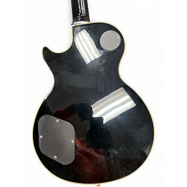 Used Epiphone Les Paul Custom Black and Gold Solid Body Electric Guitar