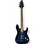 Used Schecter Guitar Research Omen Elite  See Through Blue Burst Solid Body Electric Guitar thumbnail