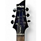 Used Schecter Guitar Research Omen Elite  See Through Blue Burst Solid Body Electric Guitar
