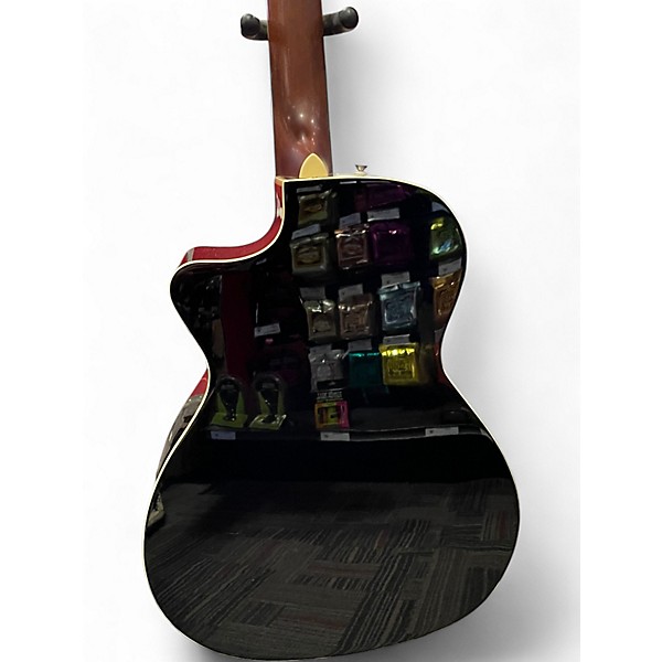 Used Fender Kingman 4-String Black Acoustic Bass Guitar