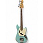 Used Fender Justin Meldal-Johnsen Road Worn Mustang Electric Bass Daphne Blue Electric Bass Guitar thumbnail