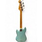 Used Fender Justin Meldal-Johnsen Road Worn Mustang Electric Bass Daphne Blue Electric Bass Guitar