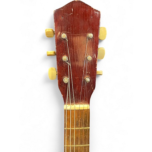 Used Kay Peanut Refin Cutaway Added Brown Solid Body Electric Guitar