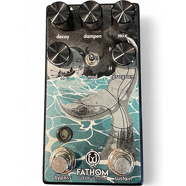 Used Walrus Audio Fathom Reverb Effect Pedal