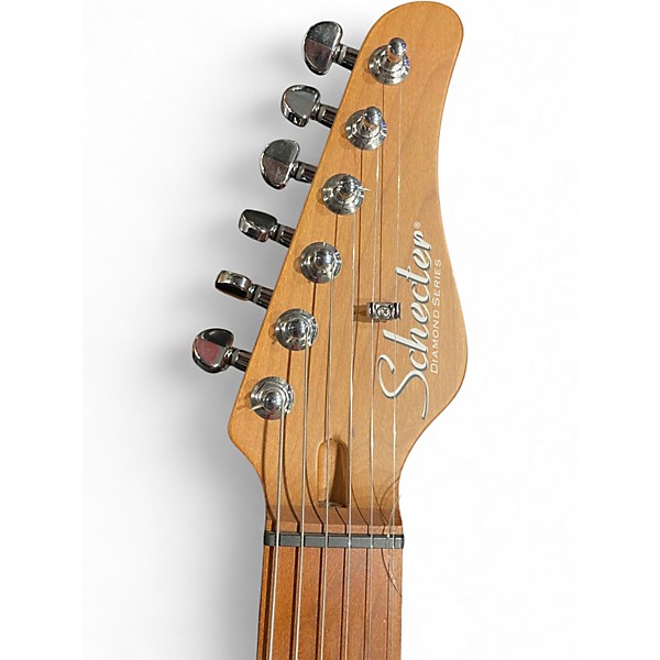 Used Schecter Guitar Research VAN NUYS PT Natural Solid Body Electric Guitar