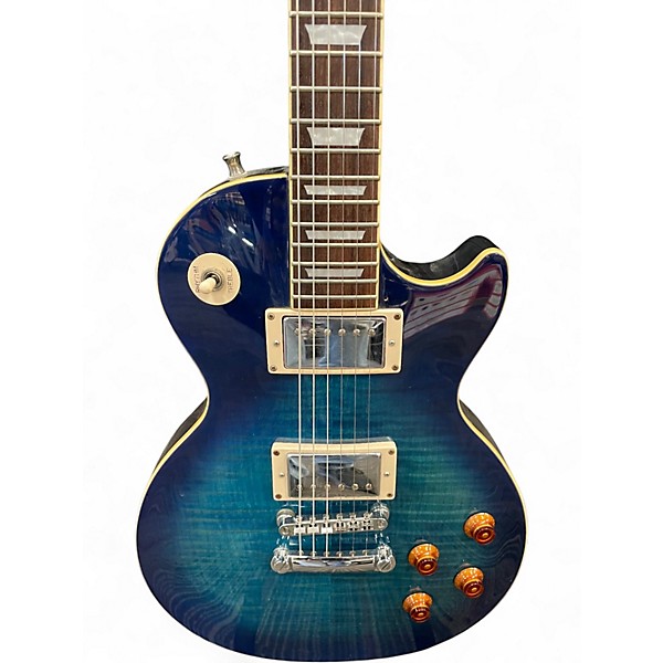 Used Epiphone Les Paul Standard Blue Solid Body Electric Guitar