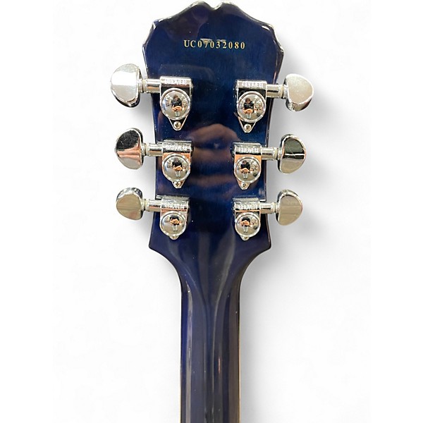 Used Epiphone Les Paul Standard Blue Solid Body Electric Guitar