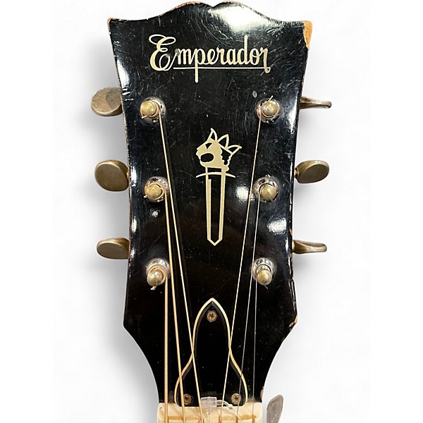 Used Emperador acoustic black Acoustic Guitar