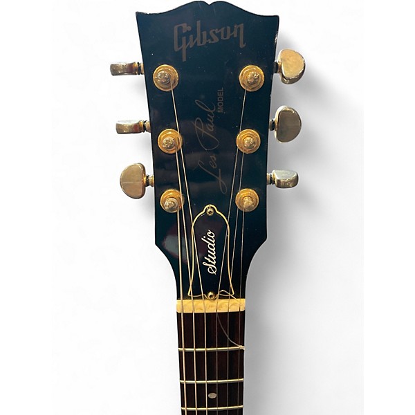 Used 1998 Gibson Les Paul Studio Amethyst red Solid Body Electric Guitar