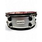 Used Gammon Percussion 14X5.5 Snare Drum Black and Silver Drum