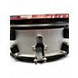 Used Gammon Percussion 14X5.5 Snare Drum Black and Silver Drum