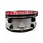 Used Gammon Percussion 14X5.5 Snare Drum Black and Silver Drum