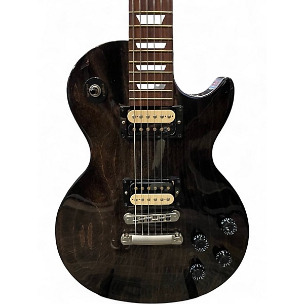 Used 2015 Gibson LES PAUL LPM Trans Gray Solid Body Electric Guitar