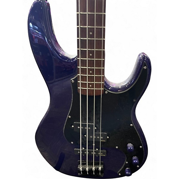 Used ESP LTD AP204 Purple Electric Bass Guitar
