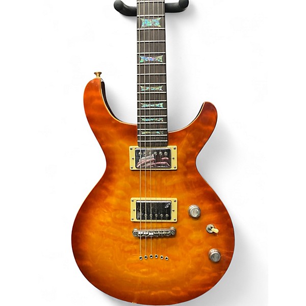 Used Dean ICON Orange Solid Body Electric Guitar