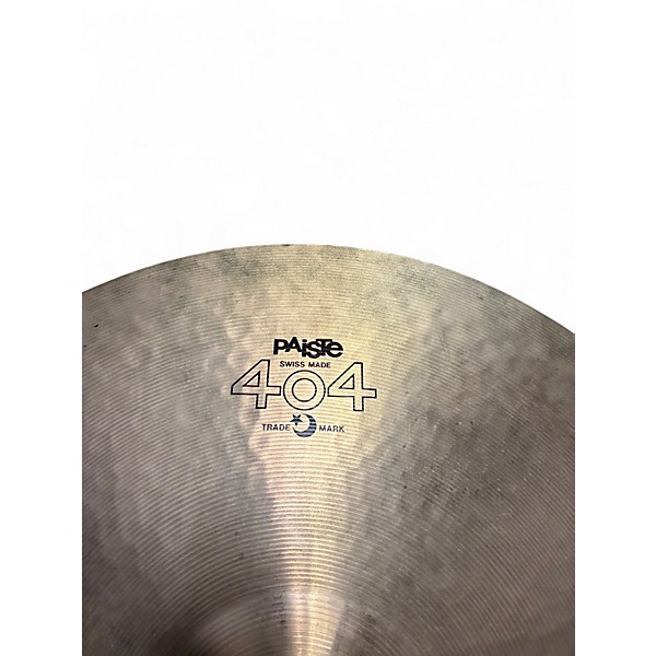 Used Paiste 20in 404 Cymbal