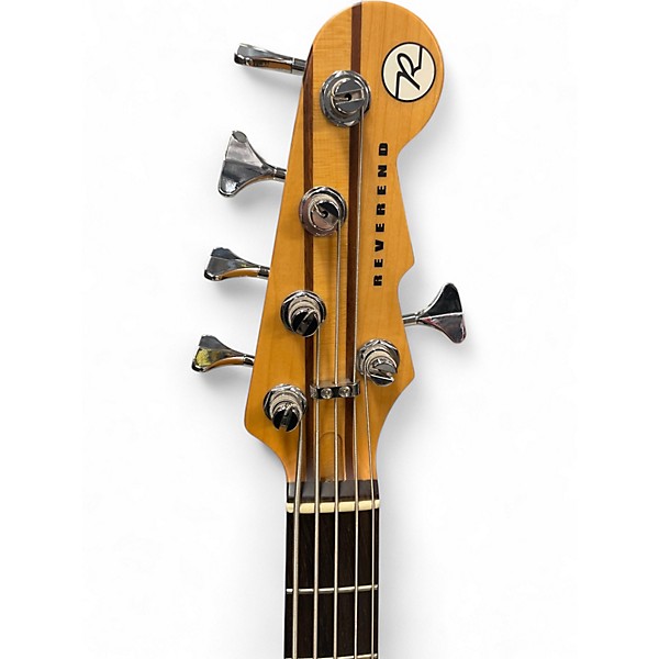 Used Reverend Mercalli FM 5 Coffee Burst Electric Bass Guitar