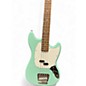 Used Squier Classic Vibe 60s Mustang Bass Surf Green Electric Bass Guitar