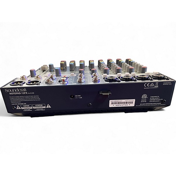 Used Soundcraft notepad-12fx Powered Mixer