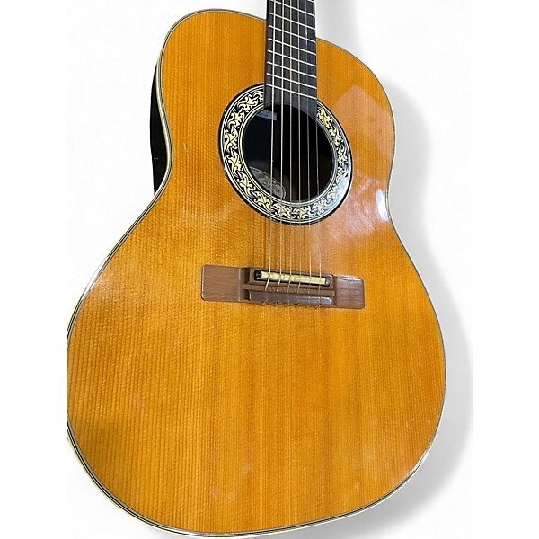 Used Ovation 16244 Natural Acoustic Electric Guitar