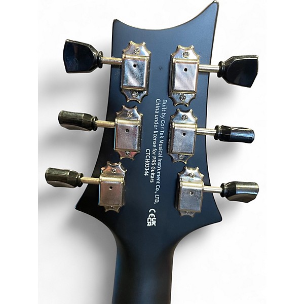 Used PRS P20 Black with Silver Pinstripes Acoustic Electric Guitar