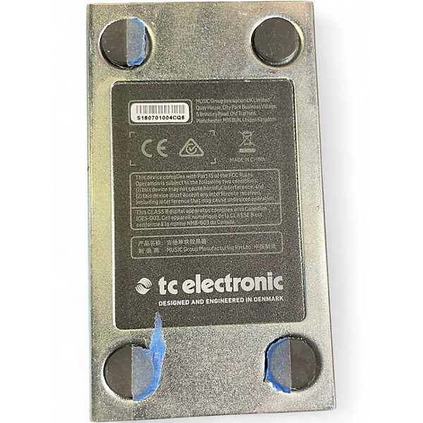 Used TC Electronic Gauss Echo Effect Pedal