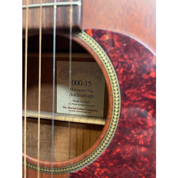 Used Martin 00015M Natural Acoustic Guitar