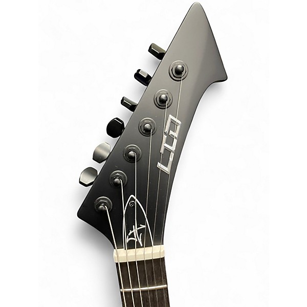 Used ESP LTD James Hetfield Snakebyte Black Solid Body Electric Guitar