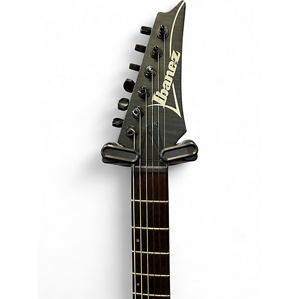 Used Ibanez RGA42FM TRANS BLACK Solid Body Electric Guitar