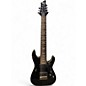 Used Schecter DIAMOND SERIES OMEN 8 BLACK Solid Body Electric Guitar thumbnail