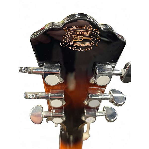 Used Washburn EA15 2 Color Sunburst Acoustic Electric Guitar