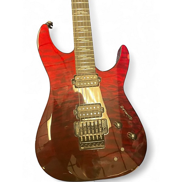 Used Schecter Guitar Research REAPER FR S ELITE BLOOD BURST Solid Body Electric Guitar
