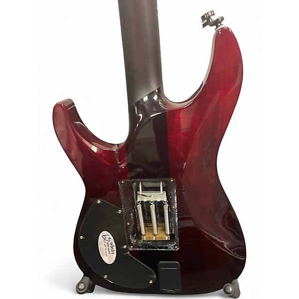 Used Schecter Guitar Research REAPER FR S ELITE BLOOD BURST Solid Body Electric Guitar