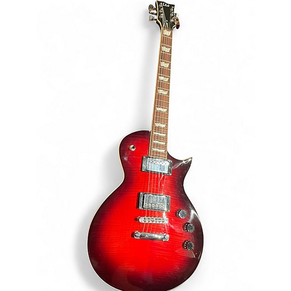 Used ESP LTD EC256 Trans Red Solid Body Electric Guitar