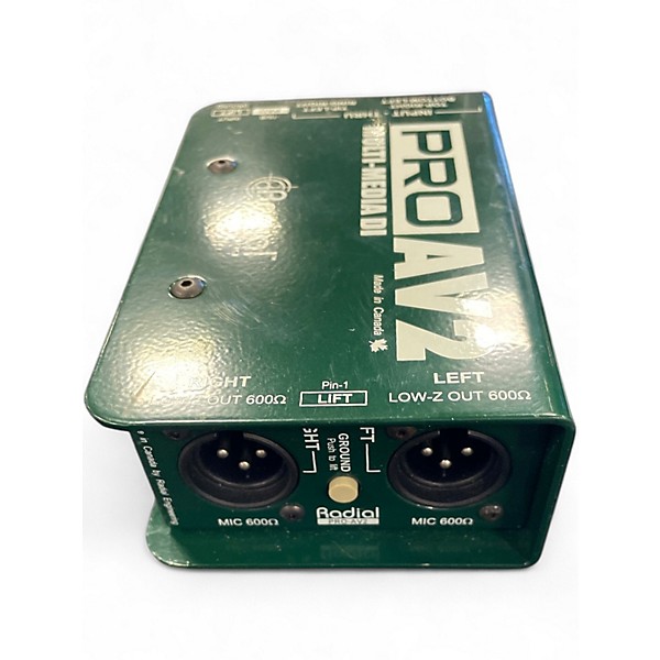 Used Radial Engineering pro av2 Direct Box