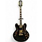 Used Epiphone Sheraton II Black and Gold Hollow Body Electric Guitar thumbnail