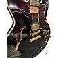 Used Epiphone Sheraton II Black and Gold Hollow Body Electric Guitar