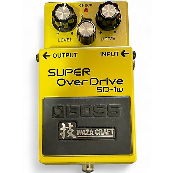 Used BOSS SD1W Super Overdrive Waza Craft Effect Pedal